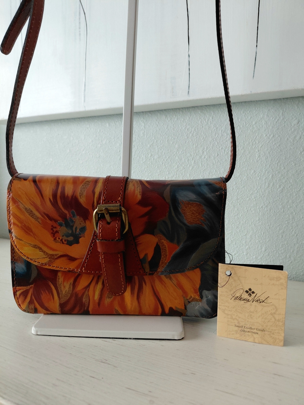 NWT 😍 Patricia Nash "Marigold Harvest" Floral Leather Crossbody